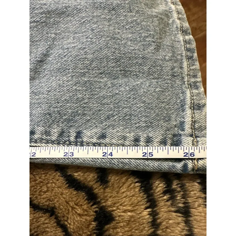 Girl’s Size 14 High Rise Flare Jeans Old Navy Butterfly Embroidered NWT School